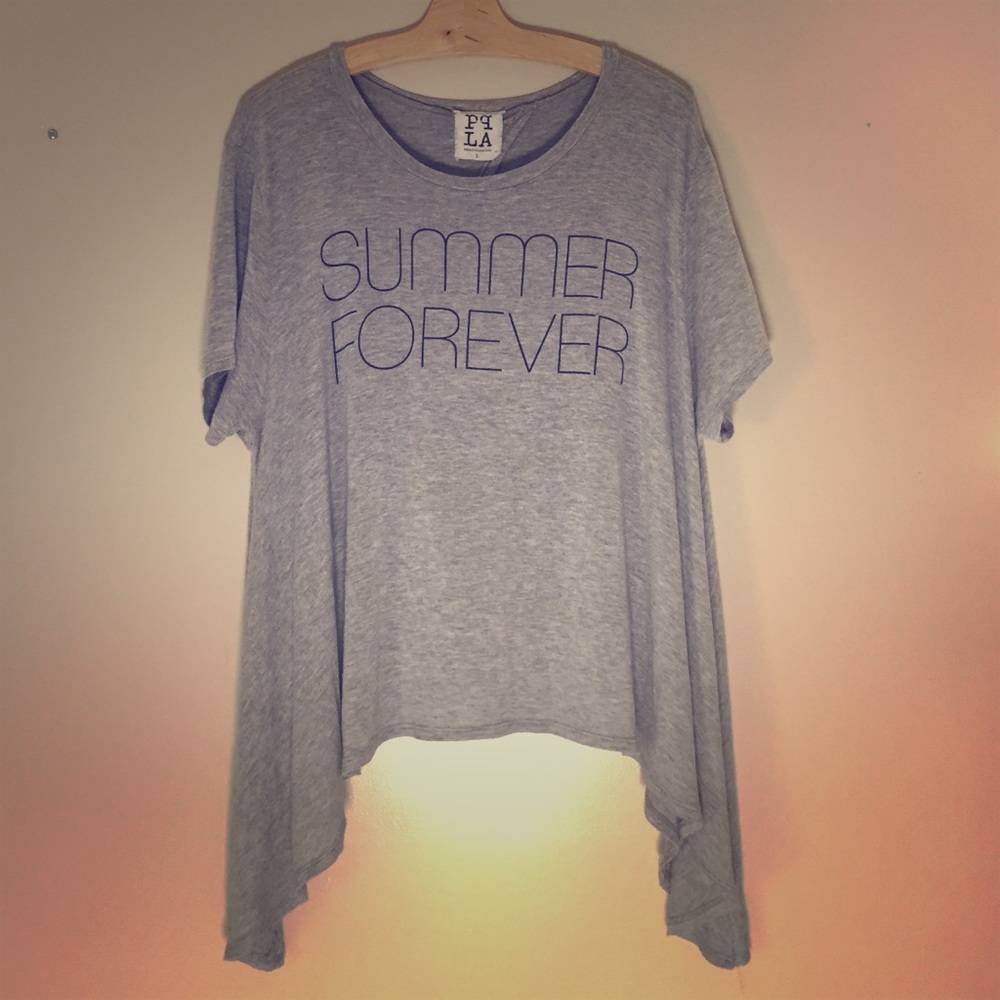 PPLA Gray 'Summer Forever' Women's Top